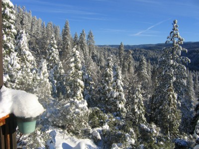 Northern view after snow